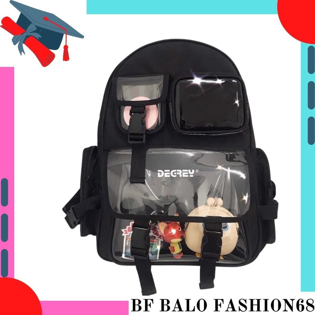 Balo thời trang nam nữ Backpack Degrey Basic siêu ngầu dành cho thế hệ GenZ