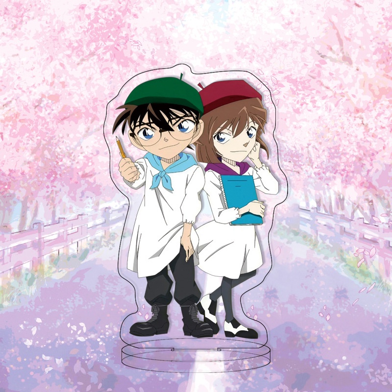Standee Couple CoAi Thám Tử Lừng Danh tượng acrylic standee anime mica chibi trưng bày mô hình