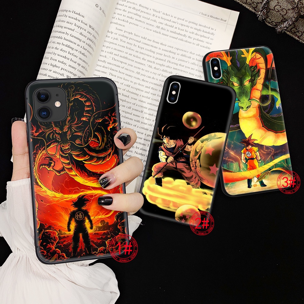 Ốp điện thoại tpu mẫu anime Bảy viên ngọc rồng 53N cho iPhone 6 6S 7 8 Plus X XS XR 11 Pro Max