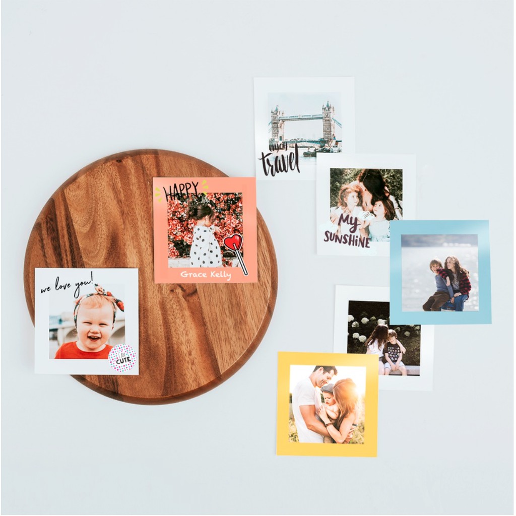 [Toàn Quốc] [E-voucher] Combo in 30 ảnh insta trang trí phòng ngủ 10 x 10cm theo yêu cầu - thiết kế trên web Photobook