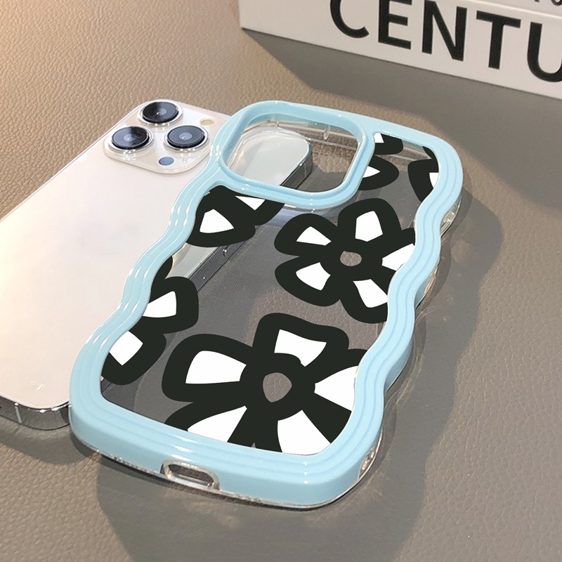 Suntaiho Ốp lưng iphone 14 pro Ốp Điện Thoại Mềm Chống Sốc In Họa Tiết Hoa Cho iphone 14 11 Pro 13 Pro Max 13 Pro X XR XS Max