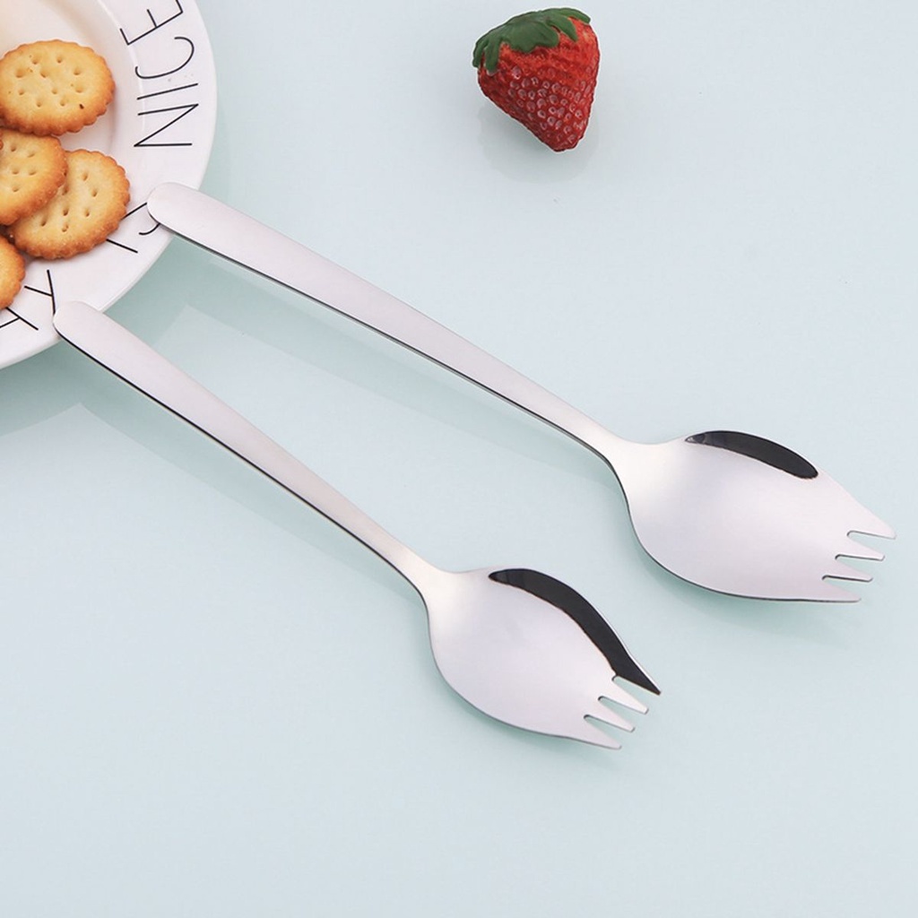 Epoch Nĩa Ăn Trái Cây / Salad Tay Cầm Dài Có Thể Tái Sử Dụng