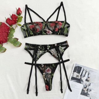 Jumpsuit Ren Hoa Xuyên Thấu Quyến Rũ