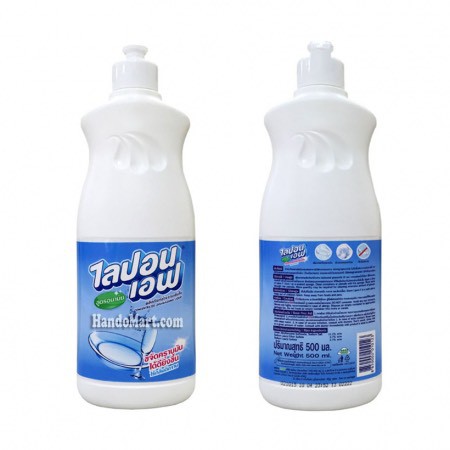 Nước rửa chén bát không mùi Lipon chai 800ml - Thái Lan