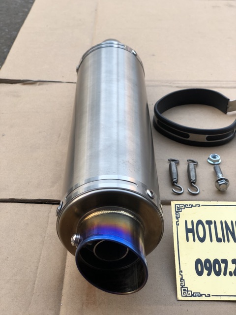 Pô lon STB inox đít titan hàng nhập kèm phụ kiện