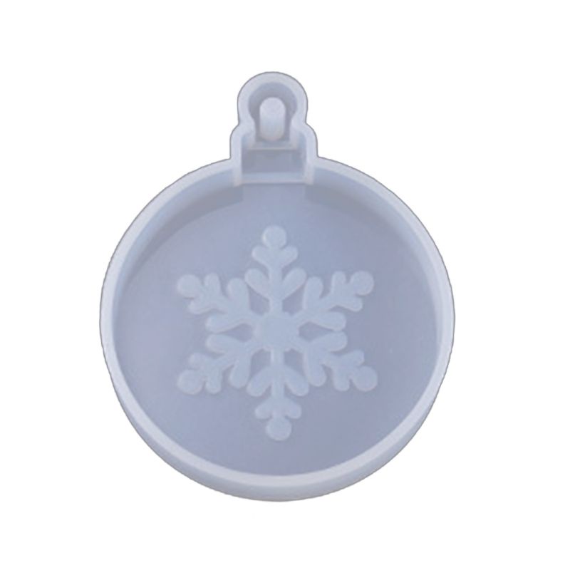 san* Christmas decoration christmas tree snowflakes silicone mold DIY Crafts Jewelry