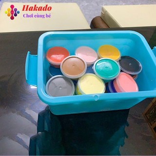 [ Có hộp đựng] Đất nặn - đất sét bộ 36 màu kèm khuân nặn