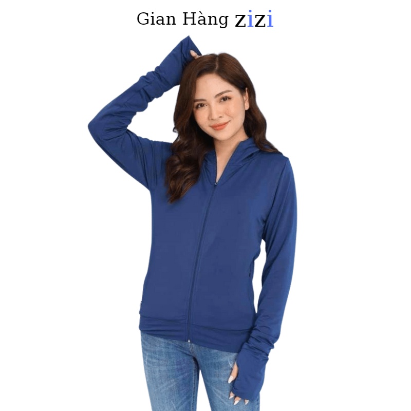 Áo chống nắng ngắn nữ hàng 2 lớp dày dặn