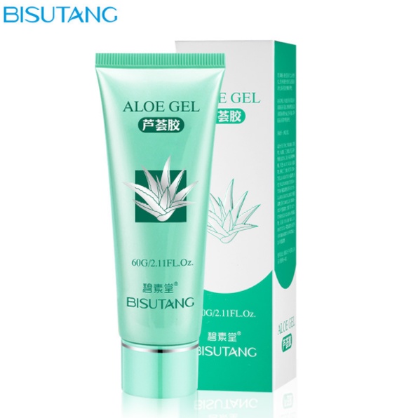 Gel Lô Hội Bisutang Aloe Gel Dưỡng Ẩm Trắng Mịn Da, Ngăn Ngừa Mụn 60g