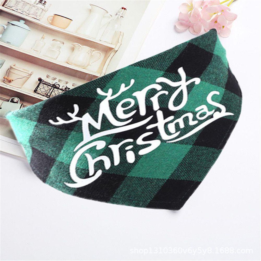 Khăn Choàng Cổ Tam Giác Bằng Cotton In Họa Tiết Dành Cho Thú Cưng