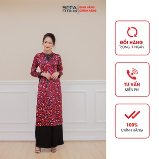 Áo Dài SEFA Họa Tiết cổ nơ duyên dáng, hiện đại