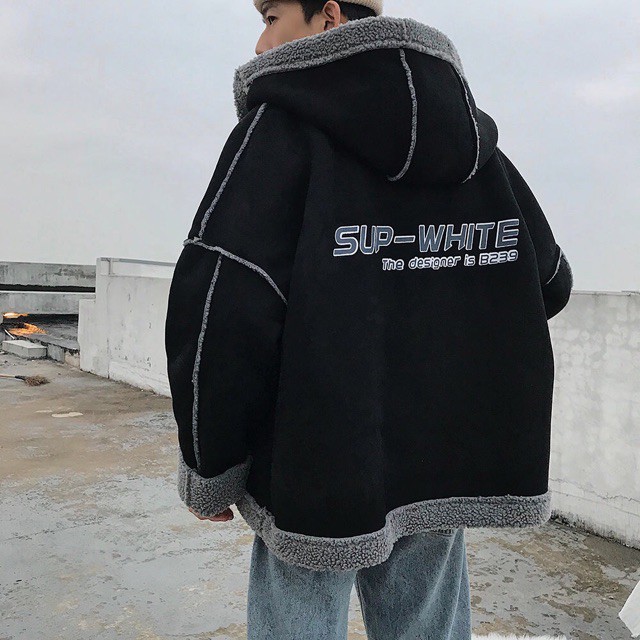 _Áo khoác lót lông siêu ấm .