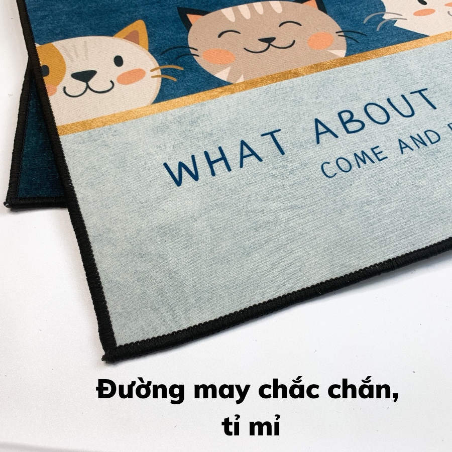 Thảm lau chân chống trượt nhà tắm, Thảm trải sàn thấm hút nhiều mẫu sang trọng