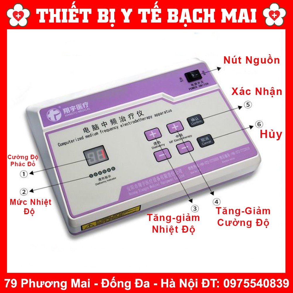 MÁY ĐIỆN XUNG TRUNG TẦN XYZP-IB CAO CẤP