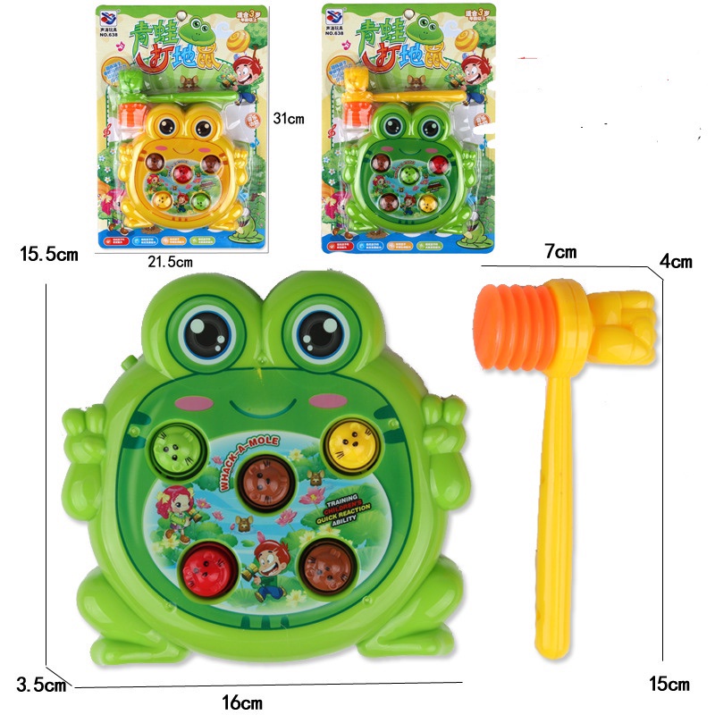 Đồ chơi đập chuột hamster hình ếch cho bé - đồ chơi giải trí vui nhộn
