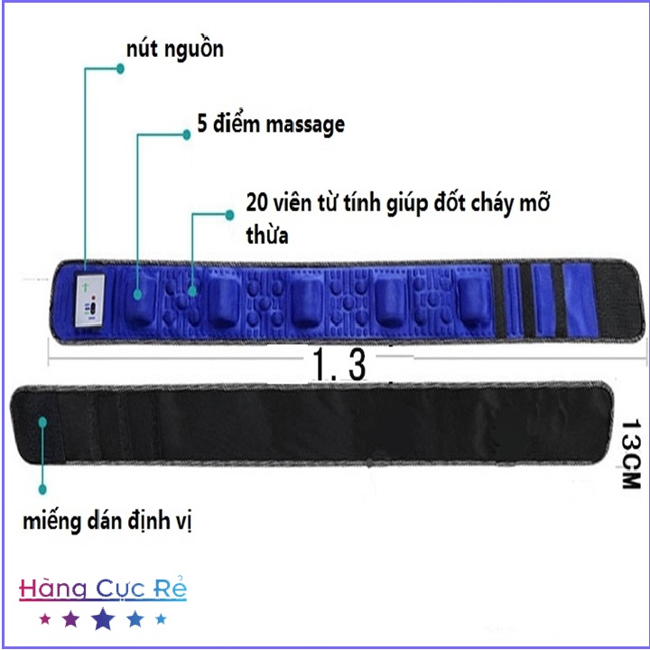 Đai massage X5 vận động cơ thể giảm mỡ 💃Freeship 💃Shop Hàng Cực Rẻ