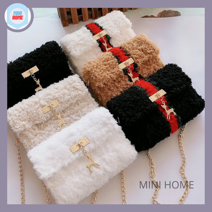 Túi tự đan bông hot (Set đầy đủ nguyên liệu làm túi tự đan bông + có video hướng dẫn), DIY bag