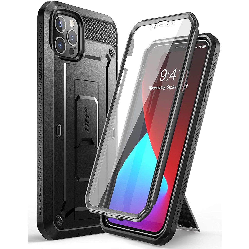 Ốp lưng SUPCASE Unicorn Beetle Pro Series cho iPhone 12 Pro Max 2020 Phát hành 6,7 Inch Tích hợp bảo vệ màn hình Vỏ bọc toàn thân chắc chắn