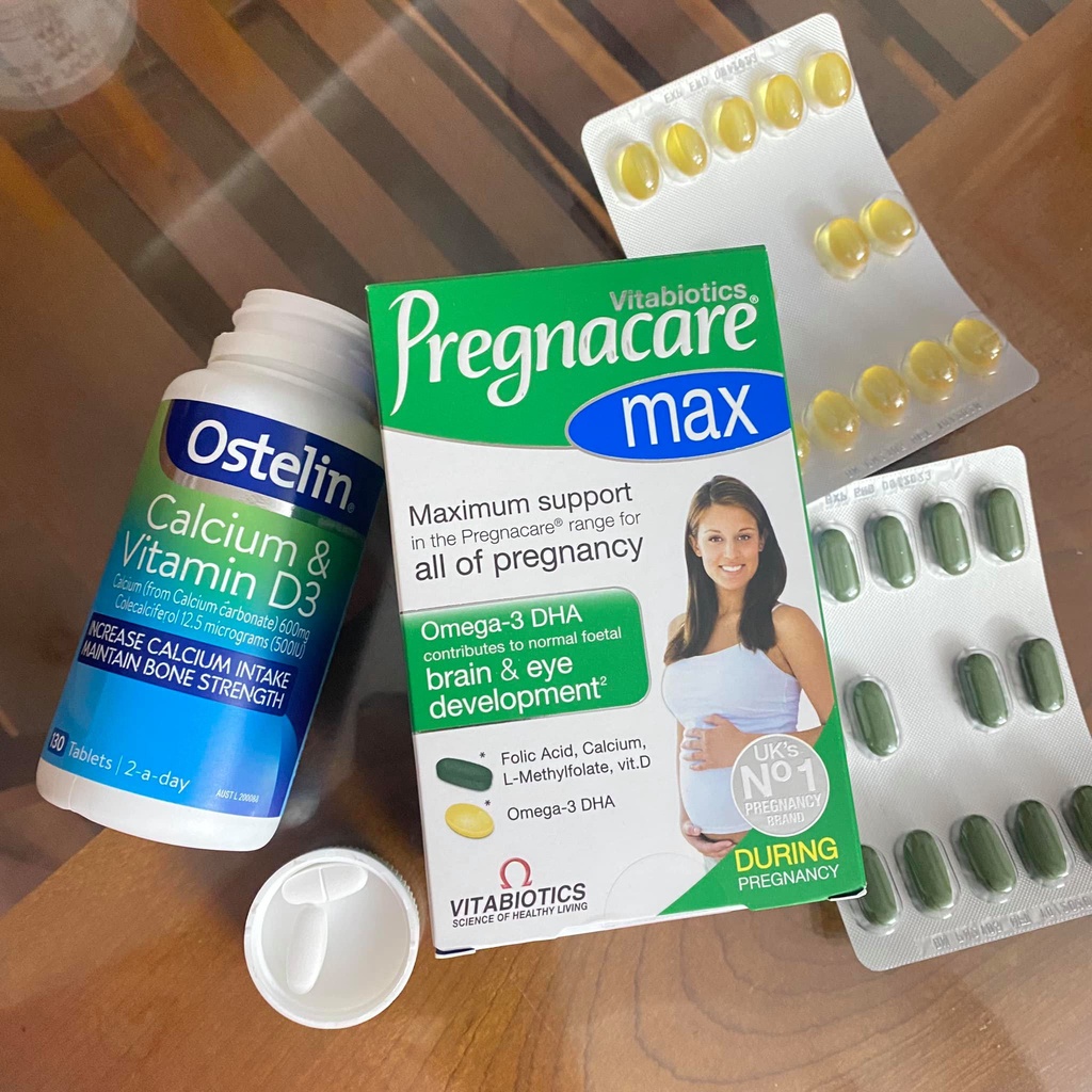 Vitamin Bầu Anh - Pregnacare Max UK - Bổ Sung Vitamin Cho Bà Bầu Không Gây Táo Bón