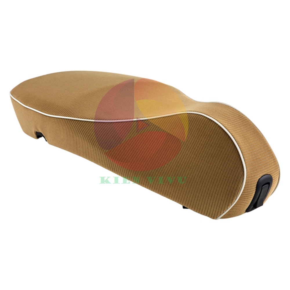 Yên xe Vespa Primavera và Sprint Đặc Biệt, MÃ 1B007926, Màu Nâu Chấy Liệu Da Lộn