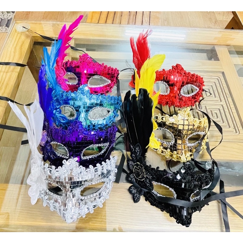 Mặt nạ hoá trang chơi trung thu / mặt nạ nửa mặt cosplay HALOWEEN