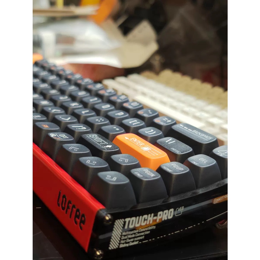 Bàn phím cơ không dây Touch Pro Lofree chính hãng đạt chất lượng chơi game, hotswap, DIY