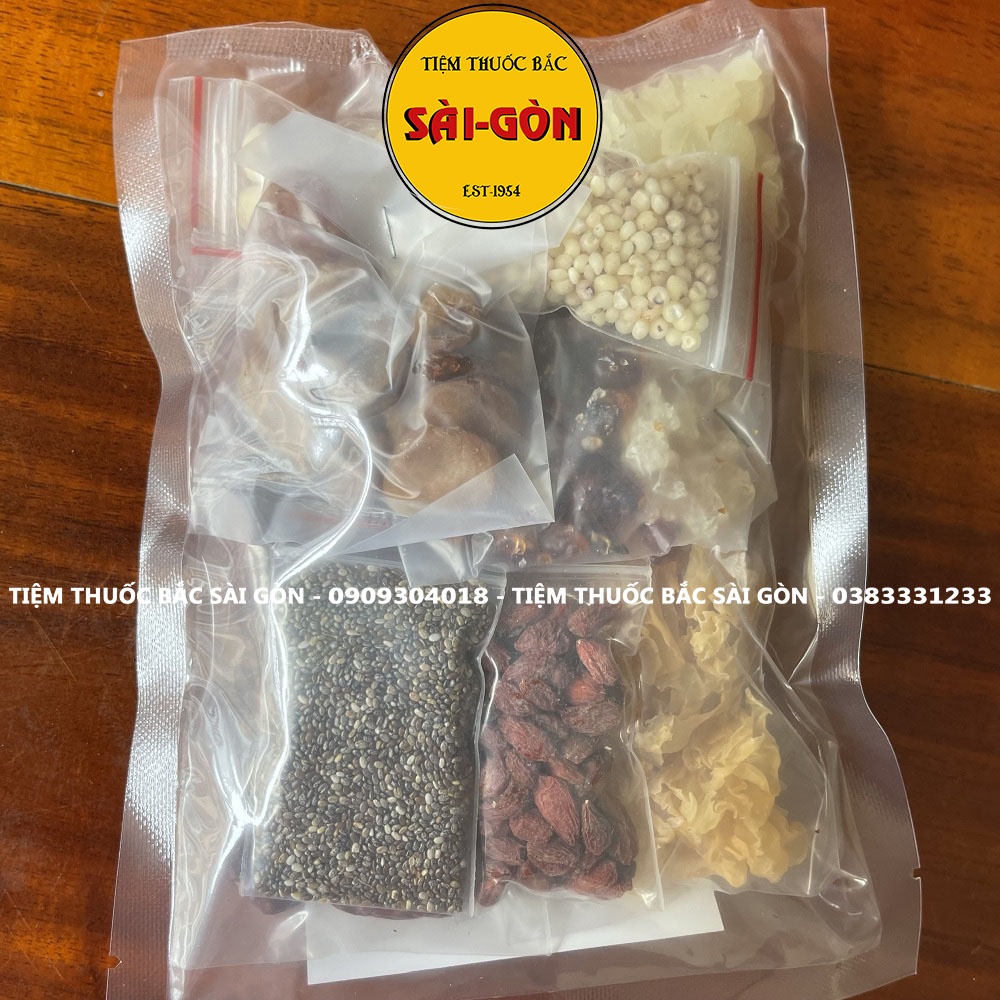 5 Gói Chè Dưỡng Nhan Lớn (Mỗi gói nấu 10 chén) - Tiệm Thuốc Bắc Sài Gòn