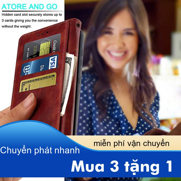 Ốp điện thoại dáng gập bằng da cho Samsung Galaxy A10 A30 A50 A51 A60 A70 A71 A80 A81 A90 A30s 5G | BigBuy360 - bigbuy360.vn