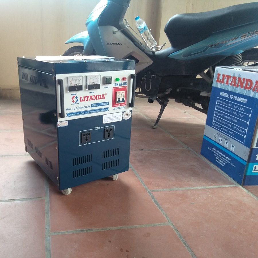 Ổn Áp Lioa 10KVA 10KW 10KG 1 Pha Dải 90V-250V Đời Mới Nhất