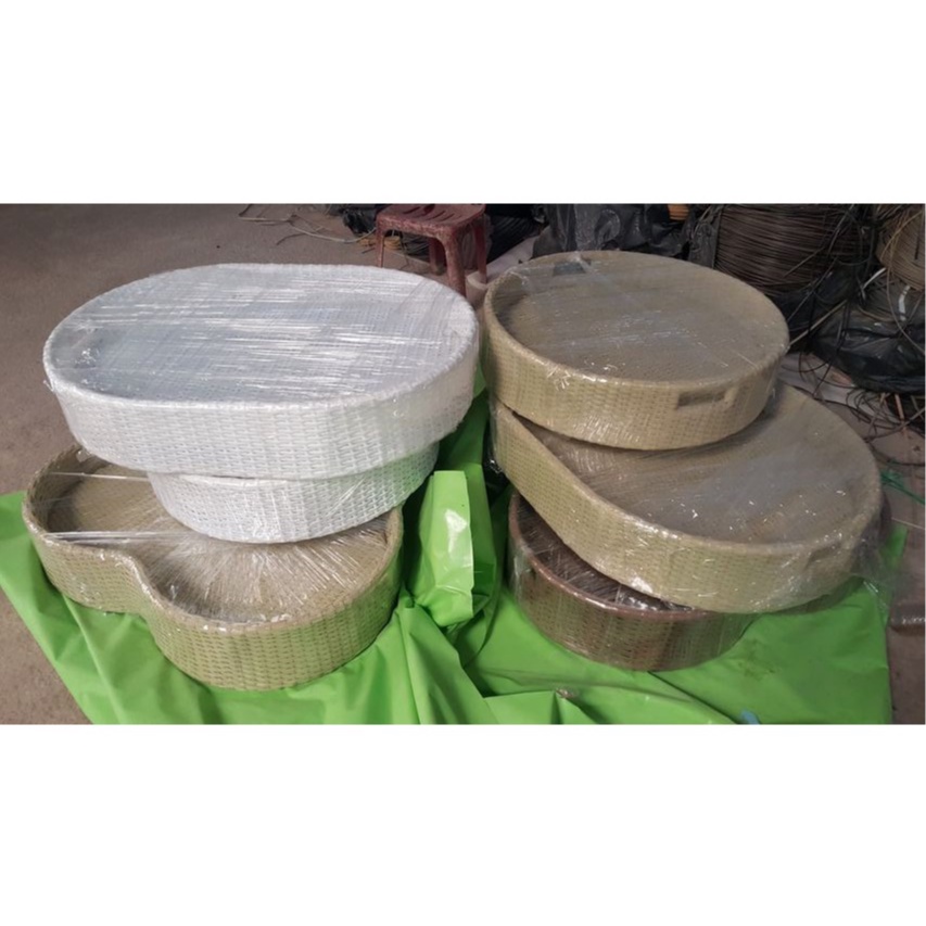 Khay đồ ăn nổi bể bơi (Trái tim, Size 80 x 80 x 15)