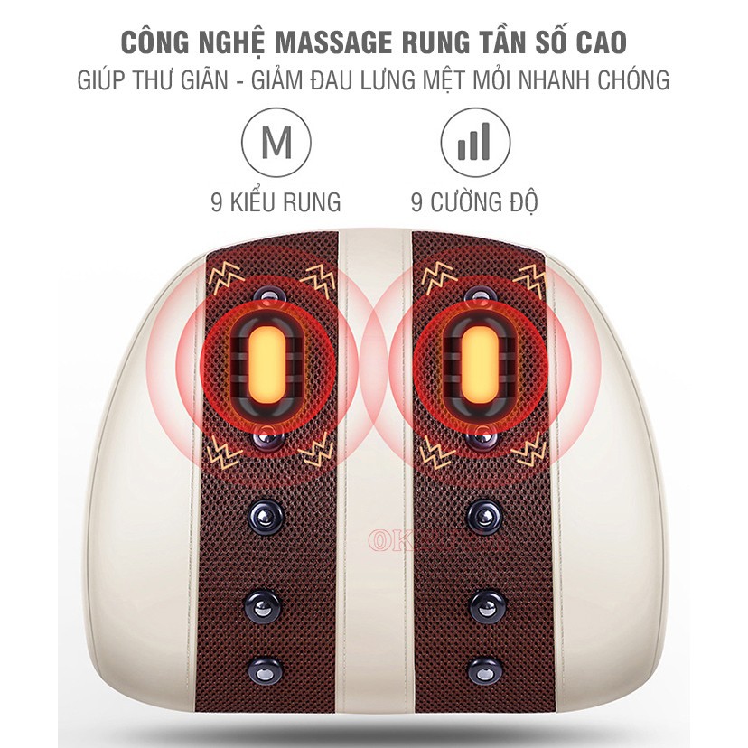 Máy massage lưng cổ vai gáy đa năng YIJIA YJ-M3 - CHÍNH HÃNG