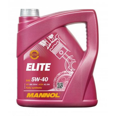 Nhớt Động Cơ Oto,Moto Cao Cấp - Mannol Elite SAE 5W-40 SN/CH-4 MA2 7903 [4L]