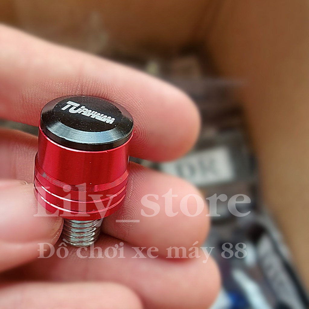Ốc gắn chân gương nút bịt lỗ chân gương xe máy
