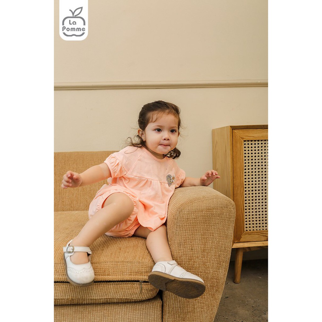 La Pomme- Bộ cộc tay bé gái baby doll SS205 (12M-5Y)