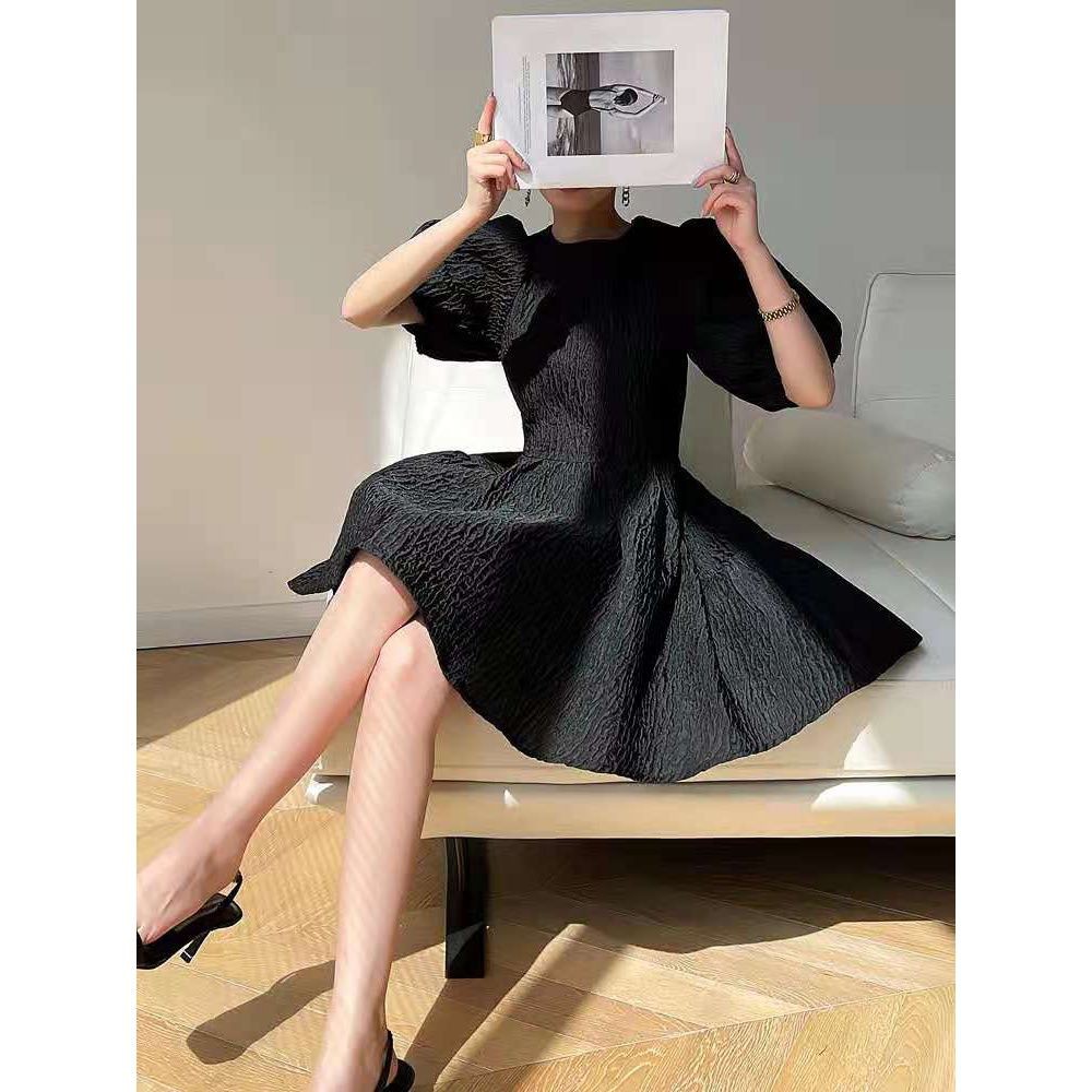 Đầm Ngắn Tay Phồng Dáng Rộng Thời Trang Mùa Hè Hàng Mới Dành Cho Bạn Nữ 2021 | BigBuy360 - bigbuy360.vn