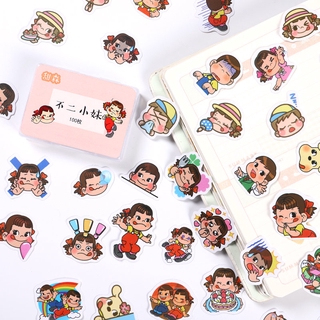Set 100 miếng dán trang trí giấy washi hình hoạt họa dùng trang trí sách vở WH0002_04
