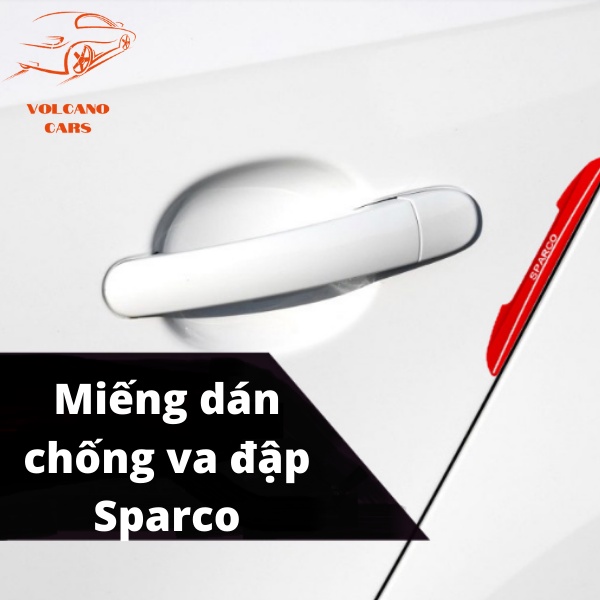 Bộ miếng dán Sparco chống chầy xước cánh cửa , tay nắm cửa, gương chiếu hậu và trang trí ô tô xe hơi