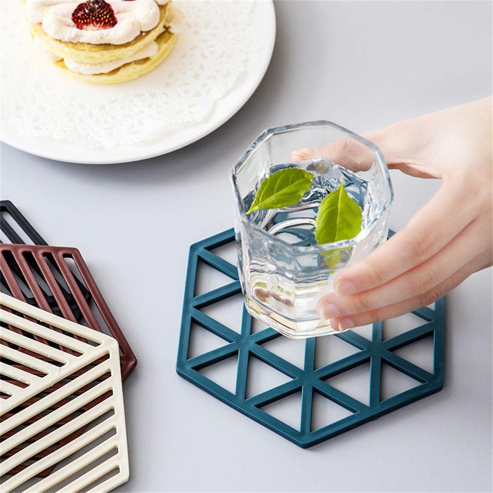 Tấm Lót Bàn Ăn Cách Nhiệt Chống Bỏng Hình Lục Giác