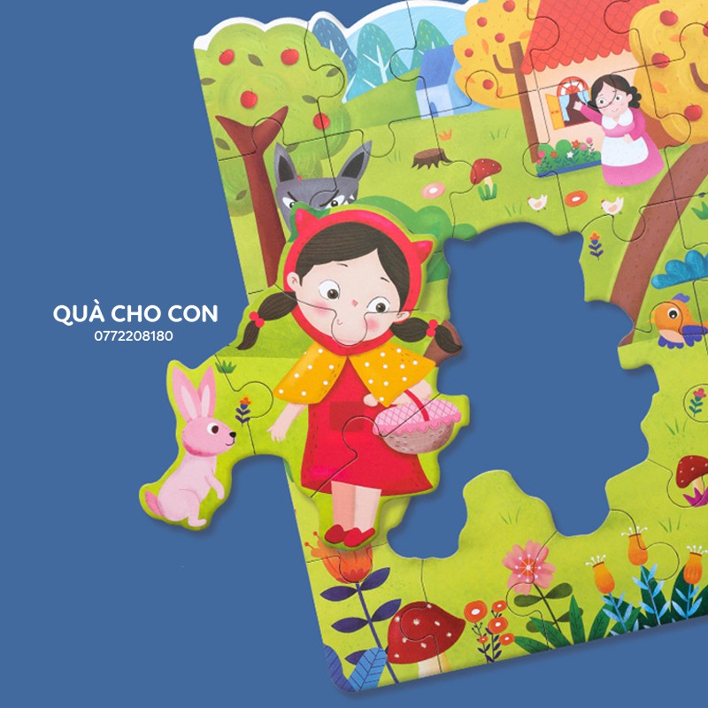 BỘ XẾP HÌNH 4 TRONG 1 THEO CẤP ĐỘ TỪ DỄ ĐẾN KHÓ KHỔ TRANH DÀI - HÃNG TOKI CAT