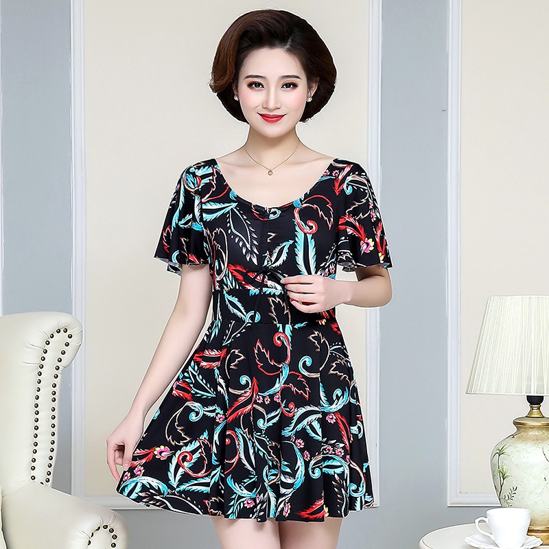 Bộ Đồ Bơi Một Mảnh Thời Trang Cho Phụ Nữ Trung Niên