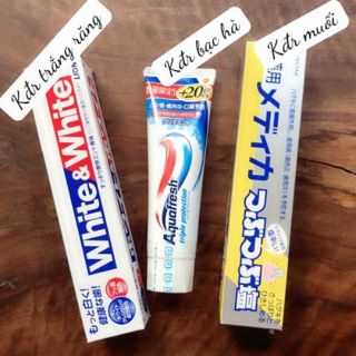 Combo tổng hợp kem đánh răng Nhật Bản