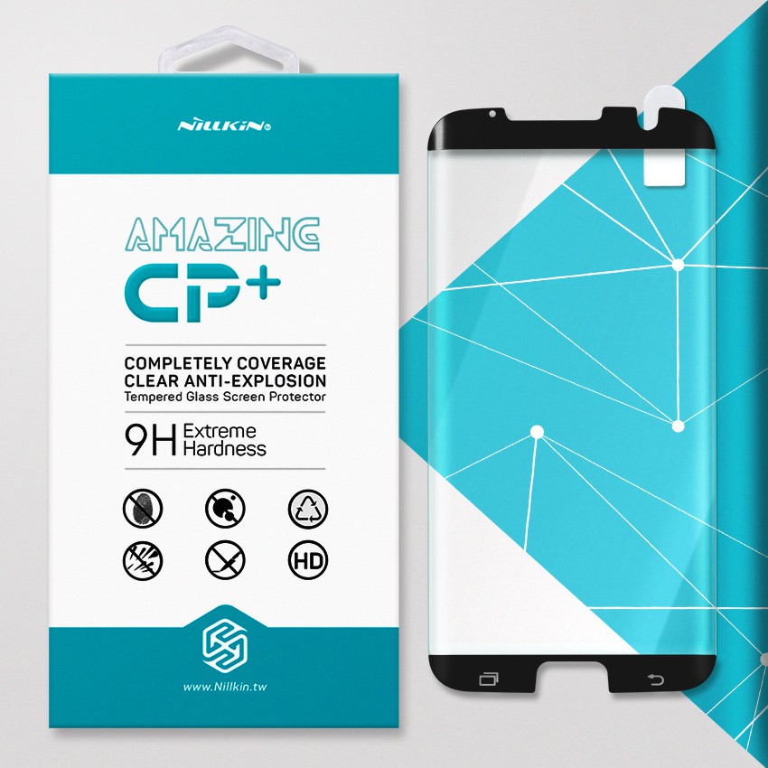 Cường lực cho Samsung Galaxy S7 Edge hiệu Nillkin.tw (Đen)