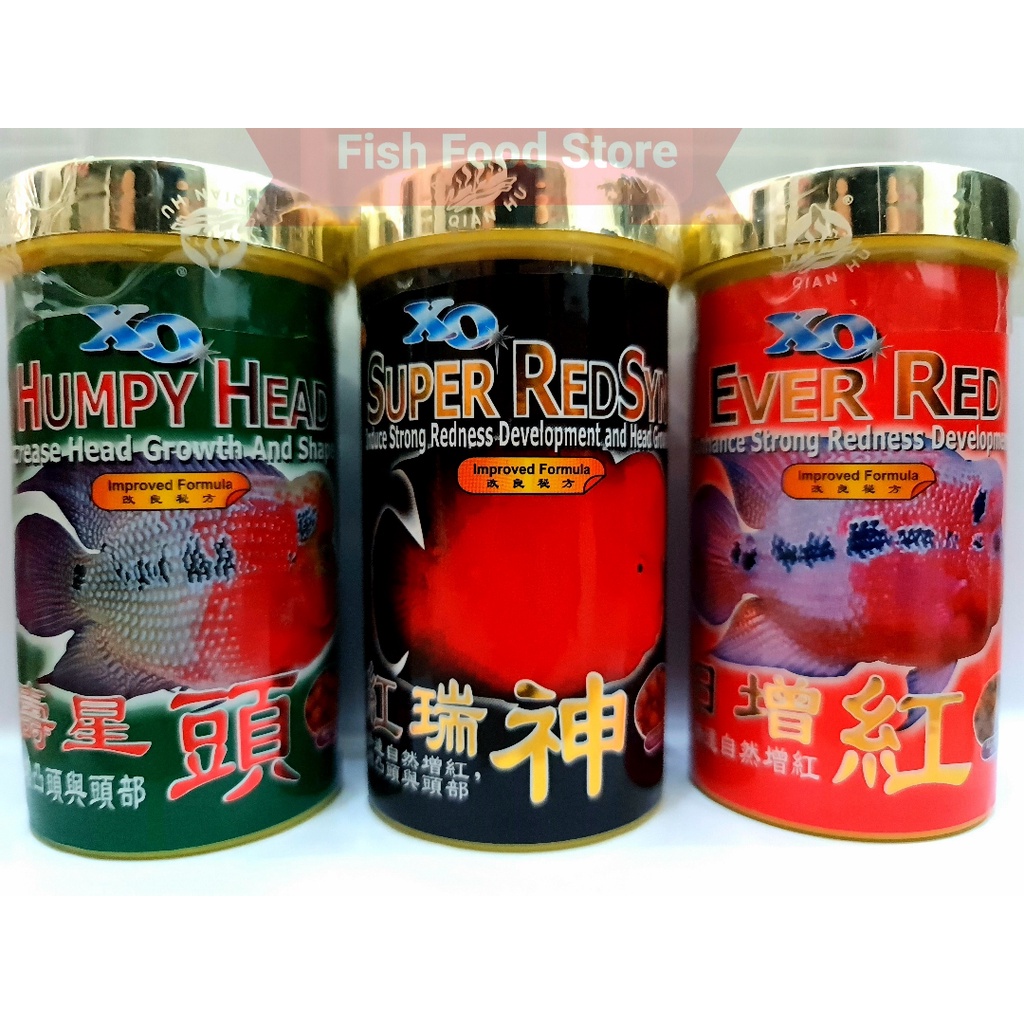 Thức ăn cá La Hán lên Đầu Màu Châu. Cám viên XO .Hàng Singapore