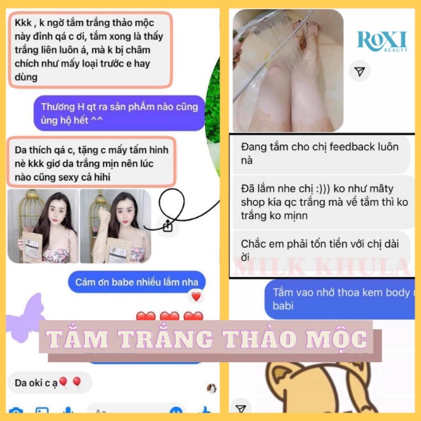 [SỈ 3 GÓI] Tắm trắng thảo mộc dòng tắm trắng toàn thân cao cấp, không châm chích, bật tông sau khi tắm | BigBuy360 - bigbuy360.vn