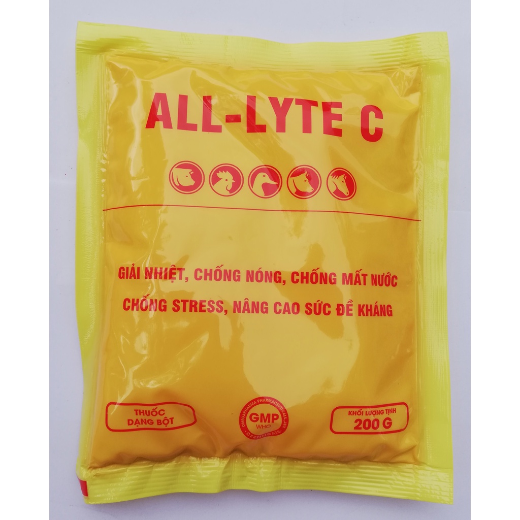 1 gói ALL-LYTE C  200g Điện giải C và Vitamin giải nhiệt chống nóng