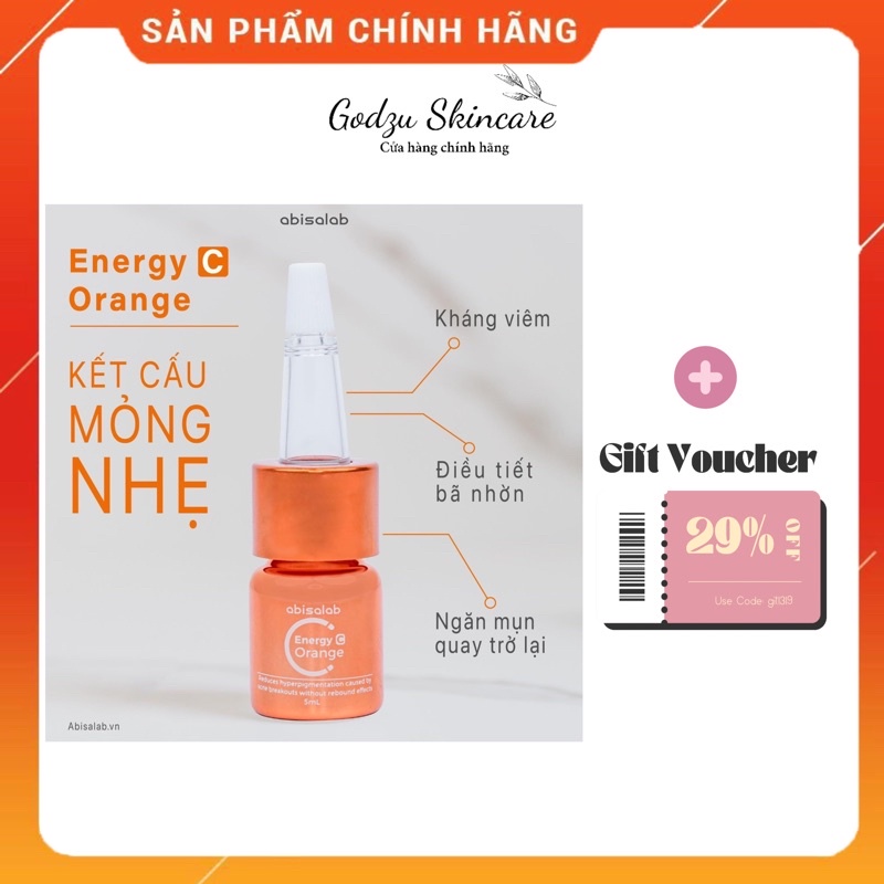 Energy C Orange - Tinh chất dành cho da mụn đầu đen