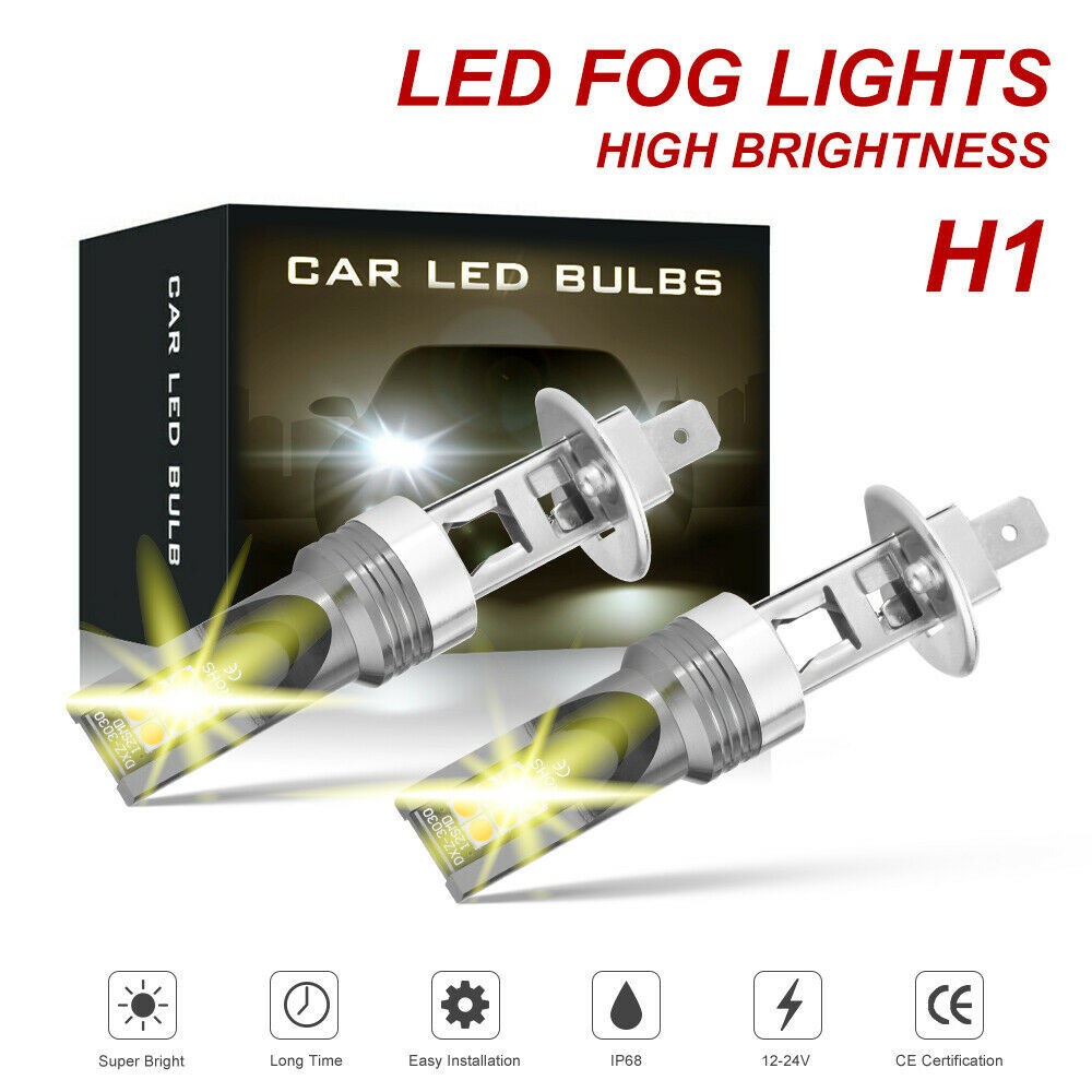 Set 2 Bóng Đèn Pha LED 12V-24V DC H1 Chuyên Dụng