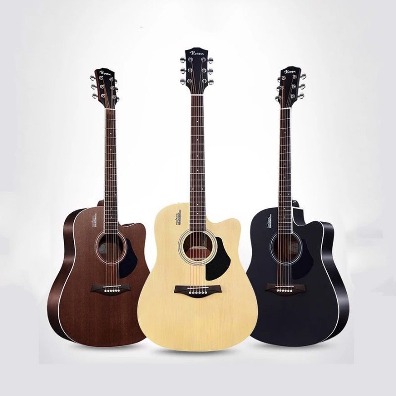 Đàn Guitar Acoustic Rosen Đen huyền