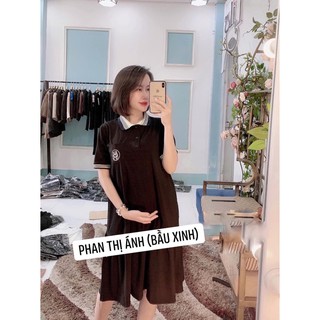 Váy phông suông bầu bí bon chen
