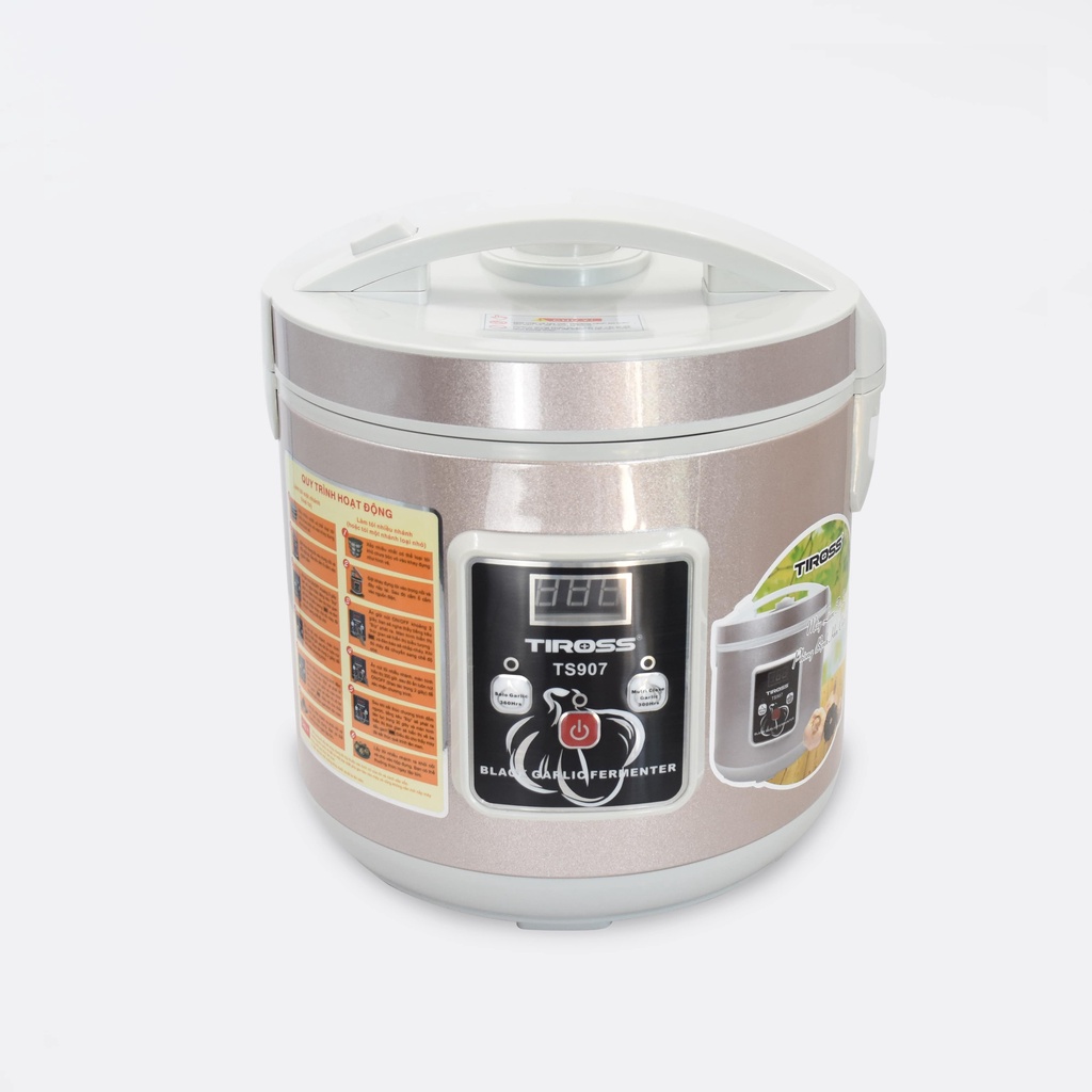 Máy làm tỏi đen Tiross TS907, 3 tầng, dung tích 6L, Nồi làm tỏi đen đa năng, Bảo hành 12 tháng